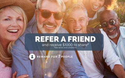 Refer a friend and receive $1000 to share*