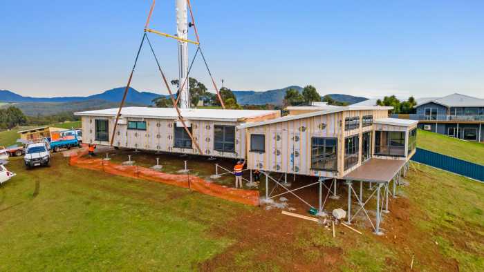 3 section modular home with high grade insulation