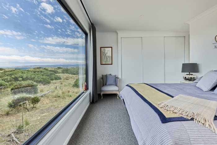 Modern Bedroom with Coastal Views