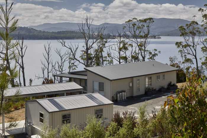 Modular Home on Sloping Block in Southern Tasmania